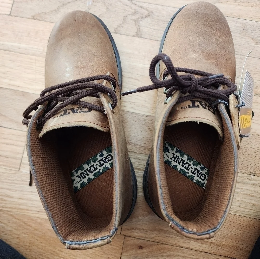 GAT Genuine Leather Upper | Cambrelle Lining Youth Work Boots US 4/ Euro 37